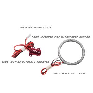 Jeep Wrangler Surface Mount Halo Kit - ORACLE Lighting - LED Waterproof Turn Signal - Amber - `07-`17